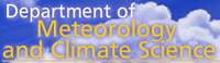 Department of Meteorology & Climate Science